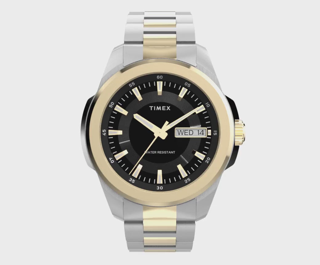 TW2Y35300 Reloj Timex Essex Day and Date de hombre correa de metal