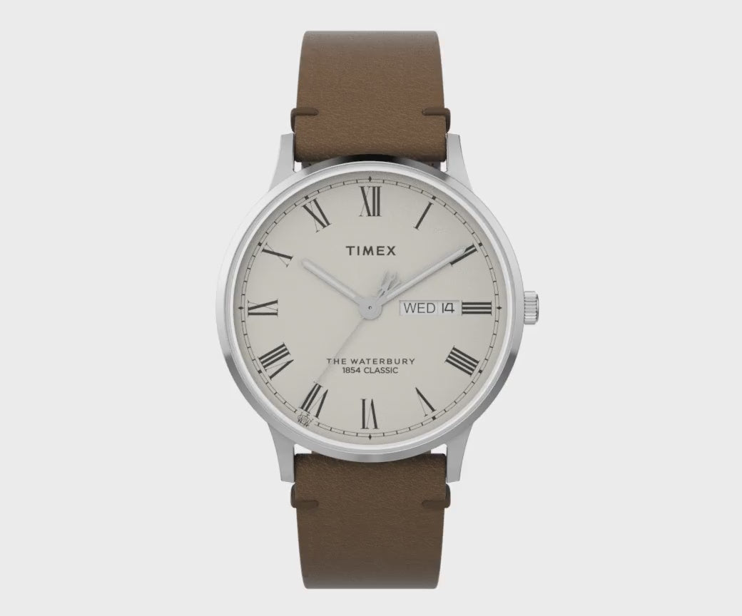 TW2W50600 Reloj Timex Waterbury Classic de hombre correa de piel