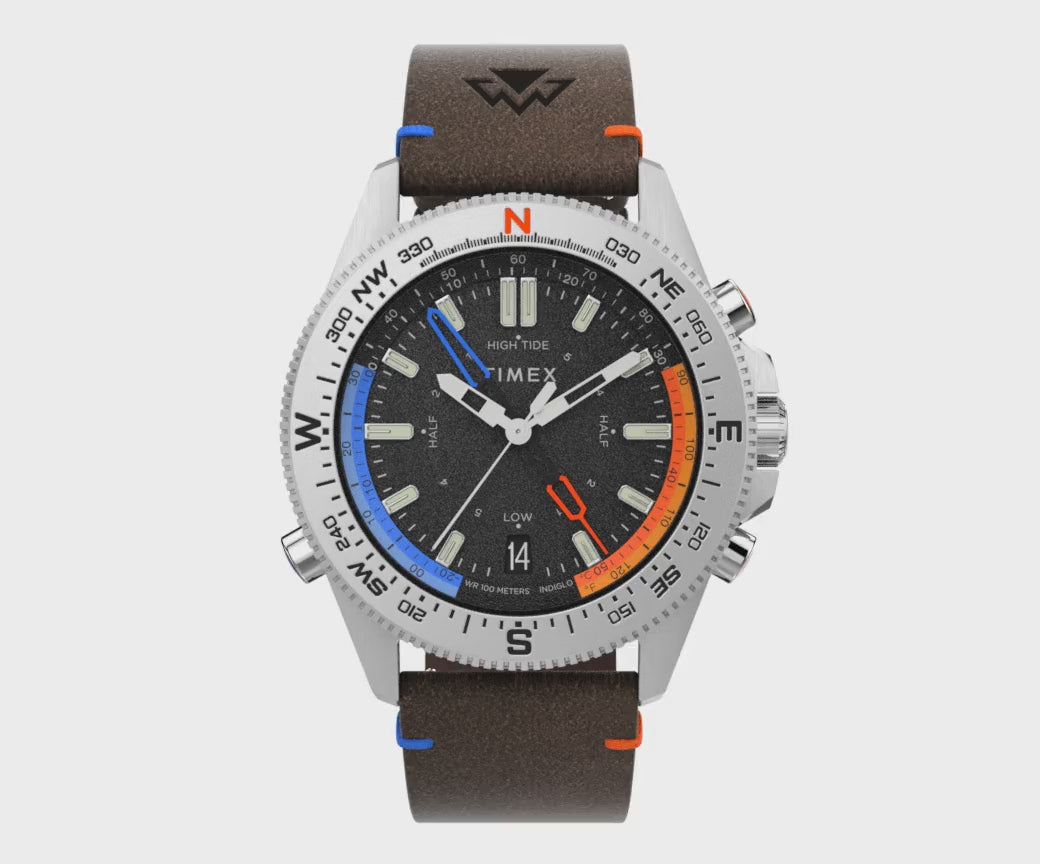 TW2V64400 Reloj Timex Expedition Compass de hombre banda de piel