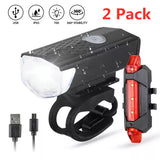 TS-BL654 Luces de Ciclismo Impermeables set de Luces Delanteras y Traseras
